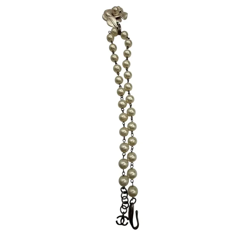 Chanel Mother of Pearl Camellia Necklace